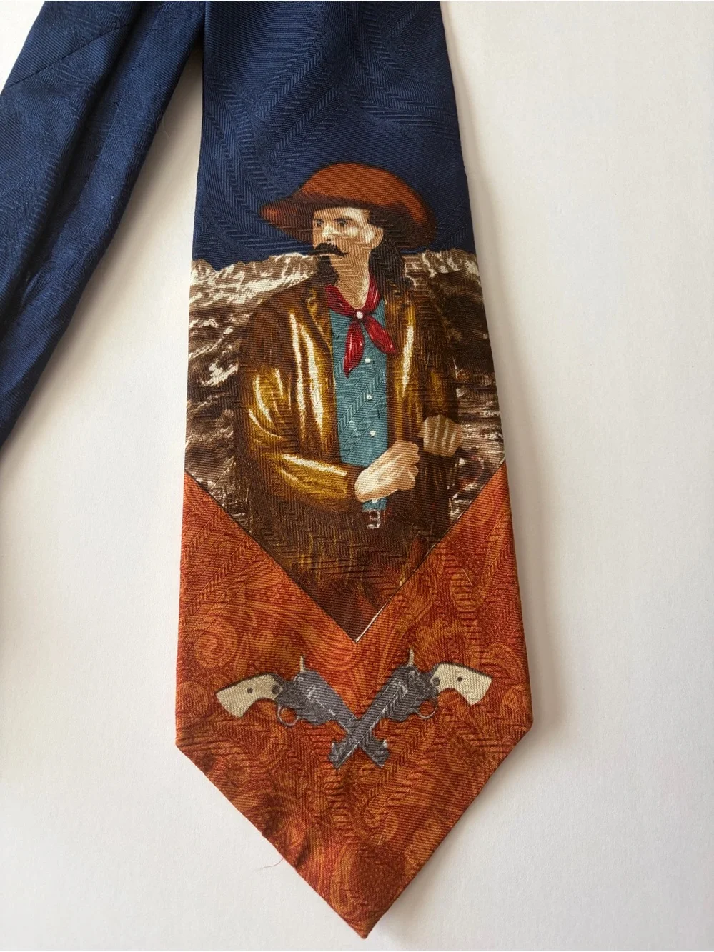 Polo Ralph Lauren Silk Wild Bill Hickok vintage tie